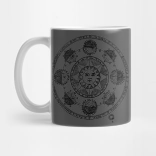 Astronomy, astrology, occult, magic, divination, sun moon cycle Mug